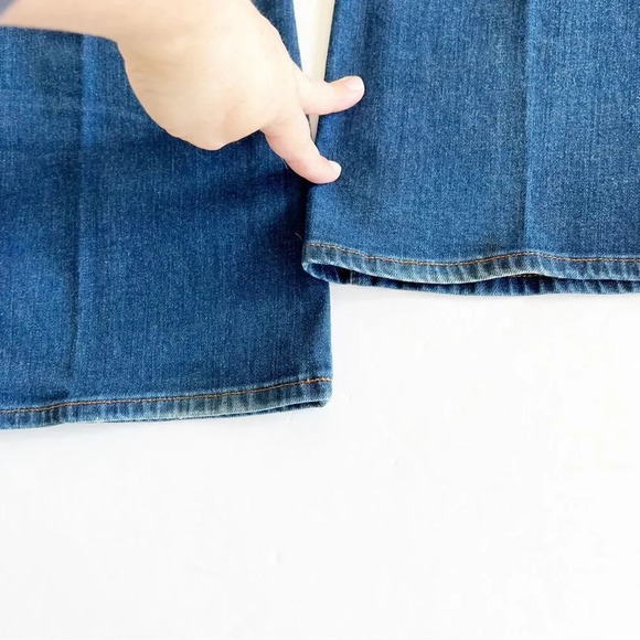 Lucky Brand Sofia Boot Cut Jean Dark Wash Flare Size 10 Long Western Style 10/30 - Picture 8 of 11